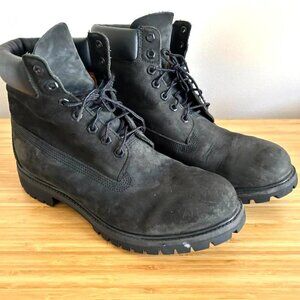 Black Timberland Boots Men's Size 12M